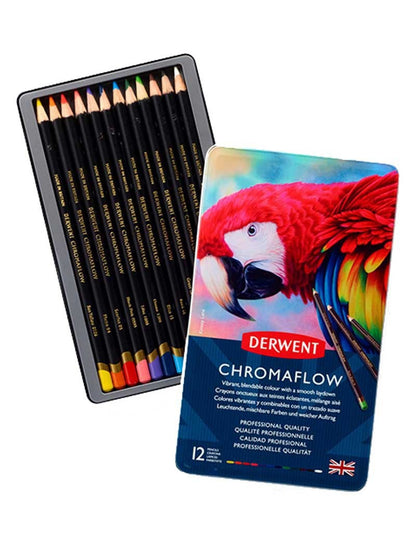 Lápices de Colores Derwent Chromaflow Set 12