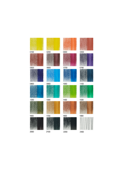 Lápices de Tinta Solubles al Agua Derwent Inktense Set 24 Colores