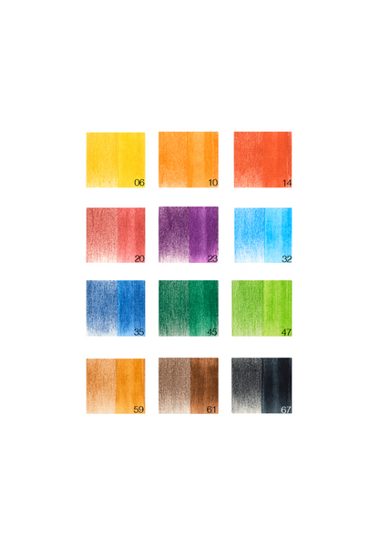 Lápices de Colores Acuarelables Derwent Watercolour Set 12