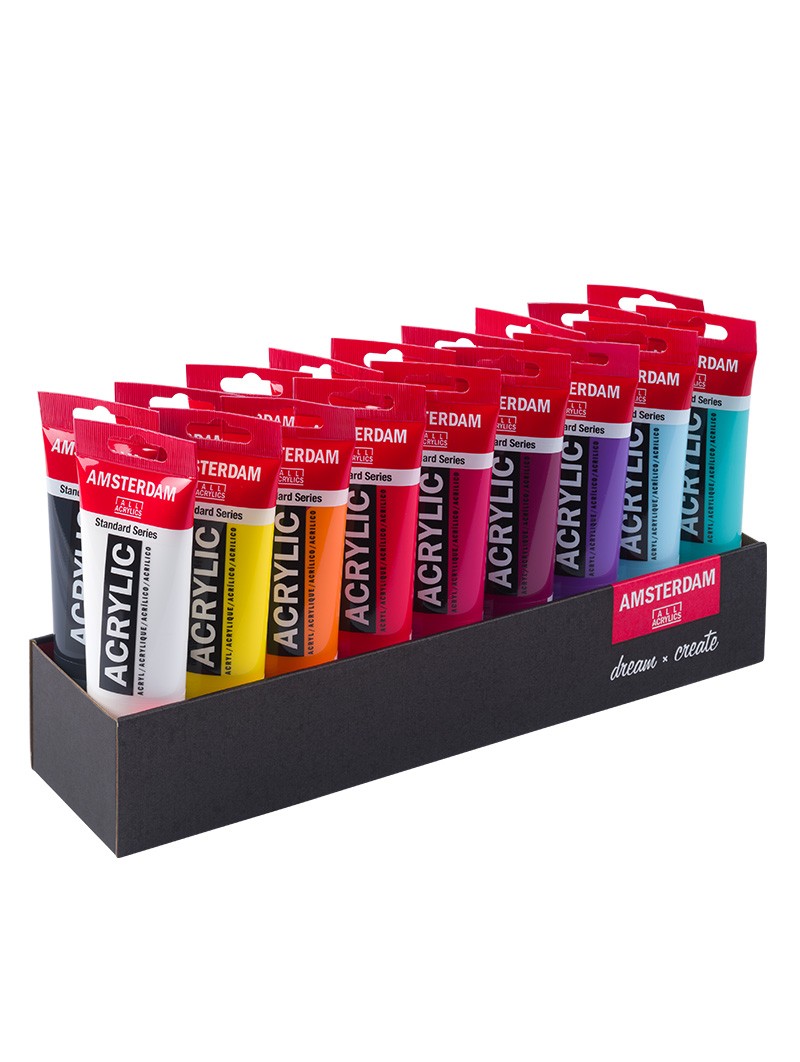 Acrílico Amsterdam Set 18 Colores 120ml Serie Standard