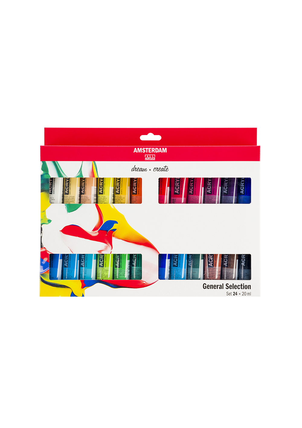 Acrílico Amsterdam Set 24 Colores 20ml Selección General