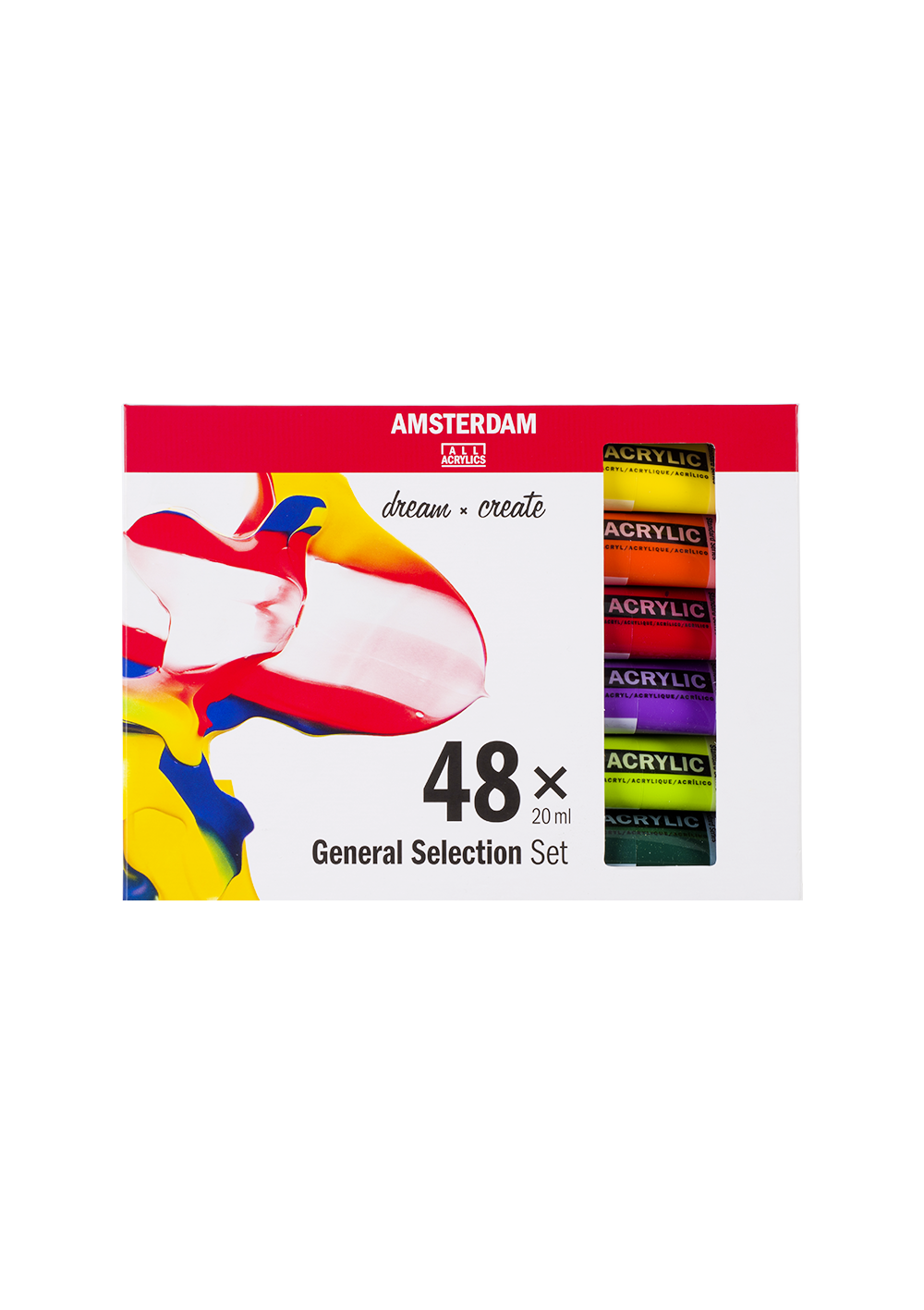 Acrílico Amsterdam Set 48 Colores 20ml Selección General