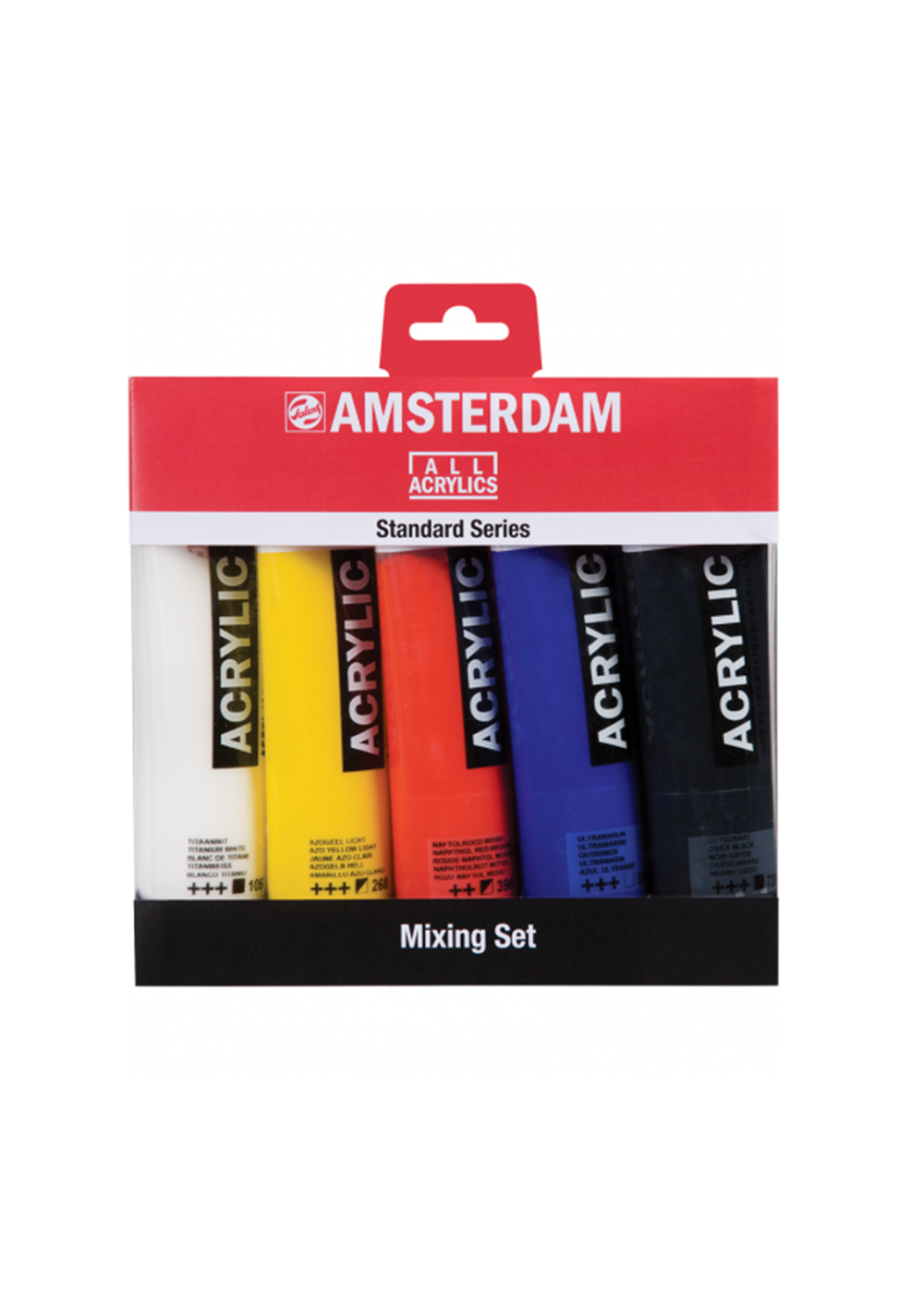 Acrílico Amsterdam Set 5 Colores 120ml Mezcla