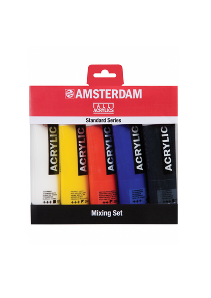 Acrílico Amsterdam Set 5 Colores 120ml Mezcla