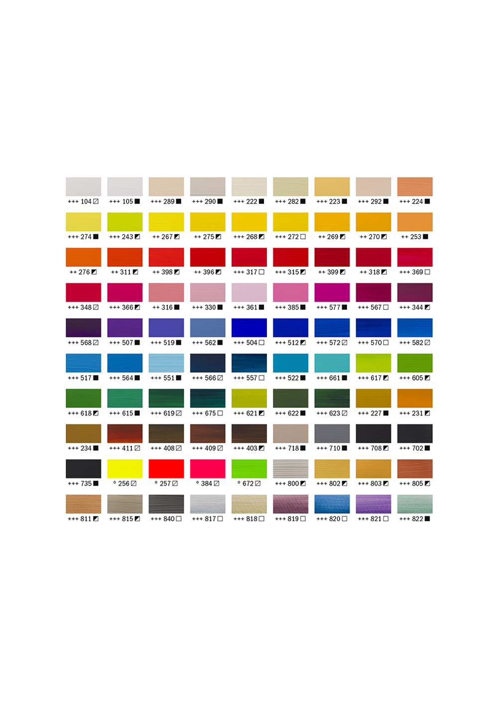 Acrílico Amsterdam Set 90 Colores 20ml Selección General