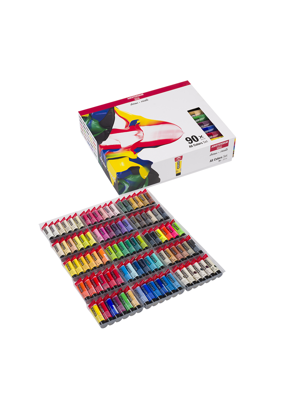 Acrílico Amsterdam Set 90 Colores 20ml Selección General