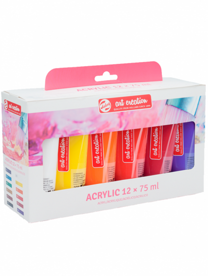 Acrílicos Art Creation Set 12 Colores 75ml