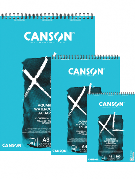 Croquera Acuarela Canson XL Aquarelle 300gr