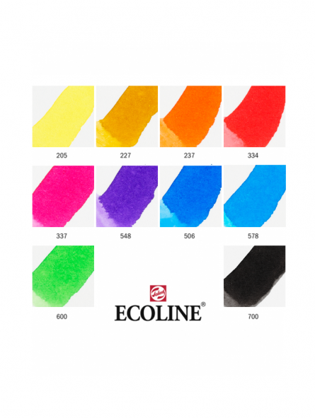 Marcadores Acuarela Ecoline Set 10