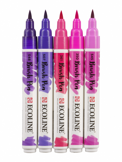 Marcadores Acuarela Ecoline Set 5 Violeta