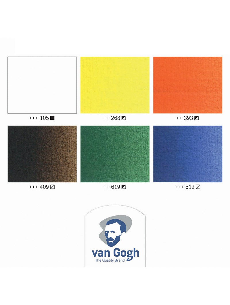 Óleo Van Gogh Set 6 Colores 20ml