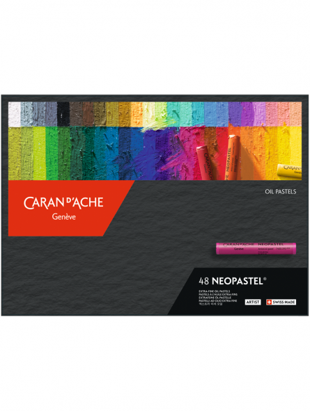 Pasteles al Óleo Extra Finos Neopastel Caran D Ache Set 48 Colores