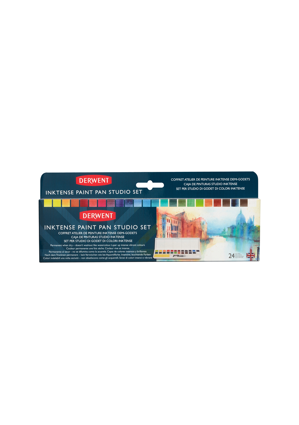 Tinta en Pastillas Solubles al Agua Derwent Inktense Set 24 Colores