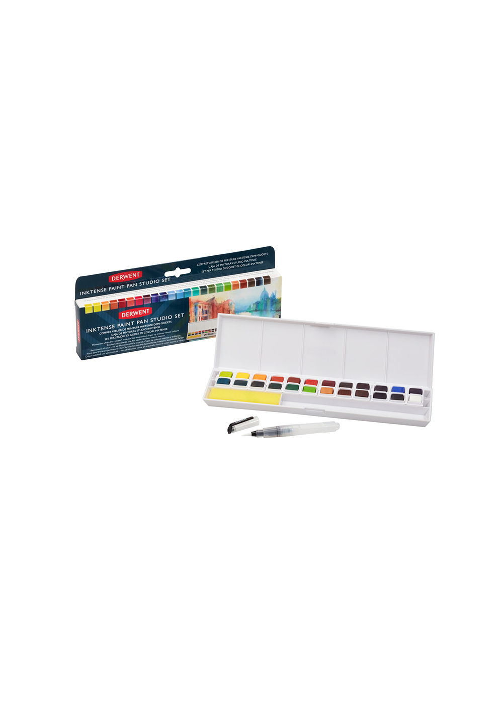 Tinta en Pastillas Solubles al Agua Derwent Inktense Set 24 Colores